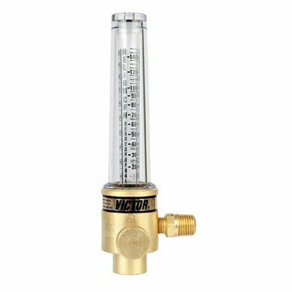 Victor Regulator, Flowmeter, Medium-Duty, 5/8-18 RH Male Inlet 1000-0259